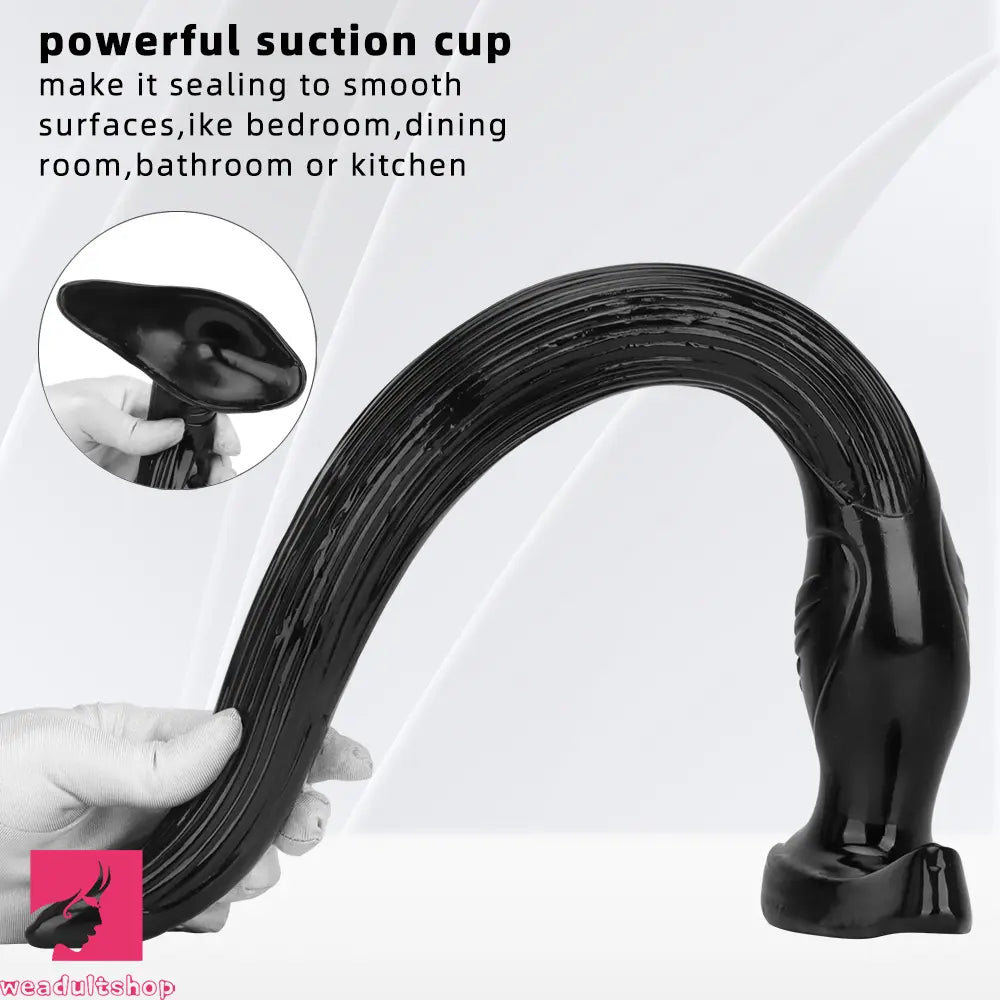 12.2in 16.14in 20.07in Black Super Long Large Out Anal Plug Cock Dildo
