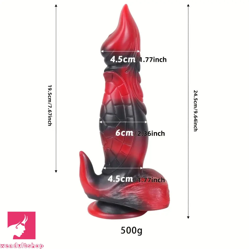 9.44in 9.64in Fantasy Odd Silicone Soft Big Dildo For Women Cock Orgasm