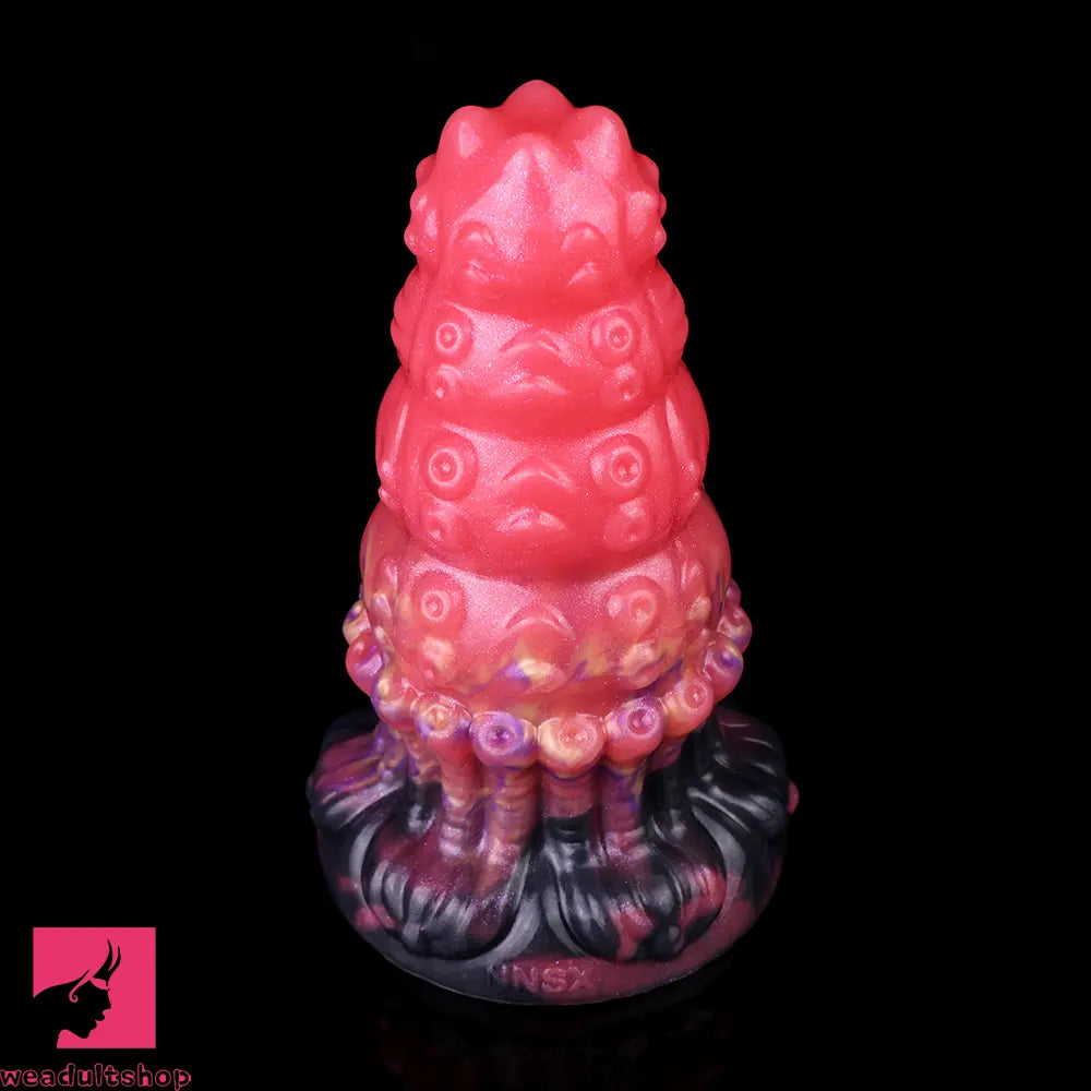 5.83in Fantasy Odd Silicone Soft Cock Dildo Hands-Free Clit Stimulator