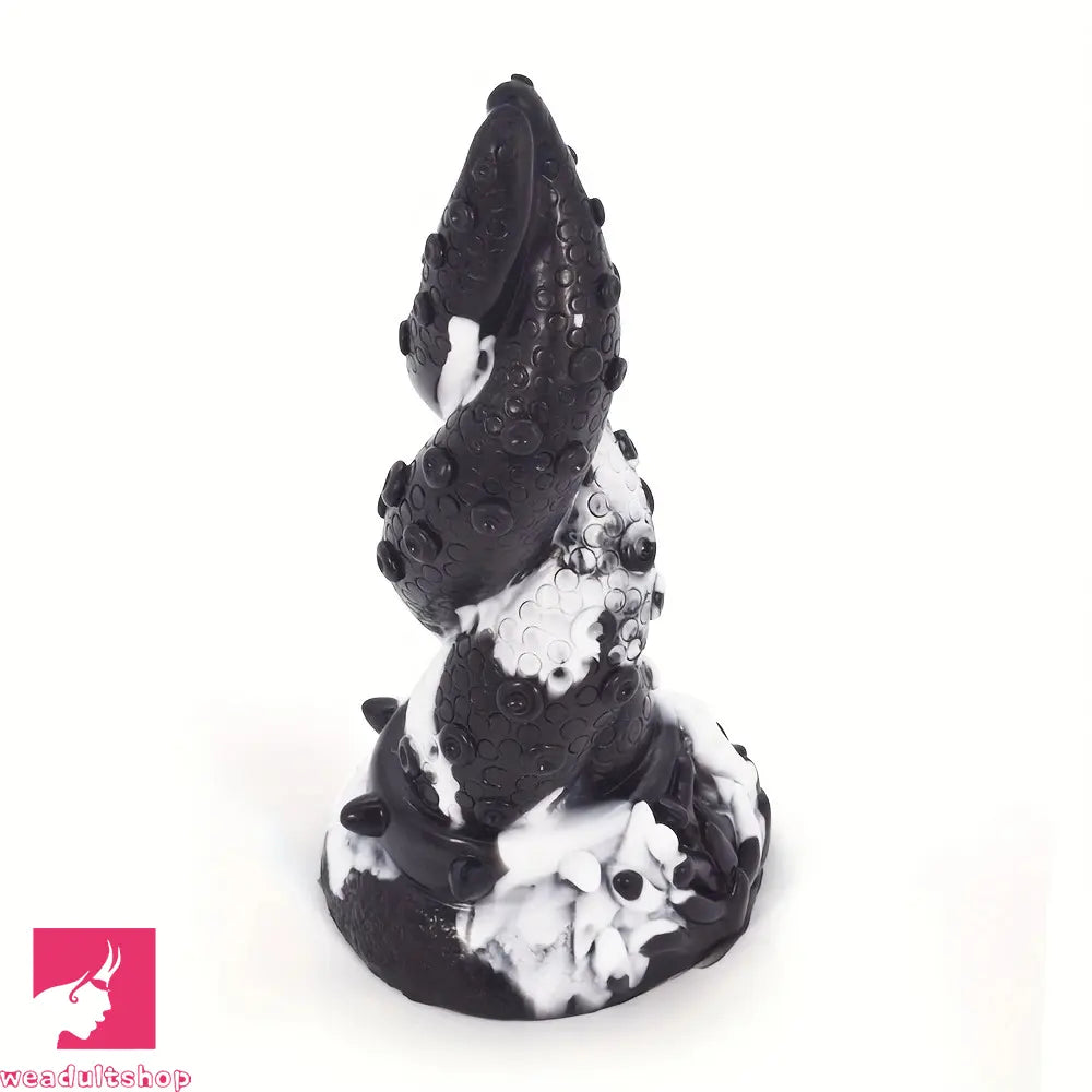 7.48in Black Anal Suction Cup Soft Octopus Dildo For Women Men Gay Sex