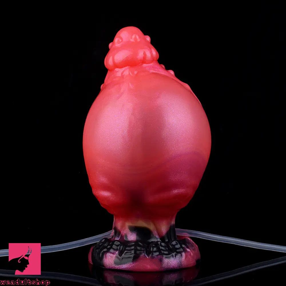 5.71in Fantasy Knot Spiked Silicone Soft Inflatable Spraying Water Real Dildo