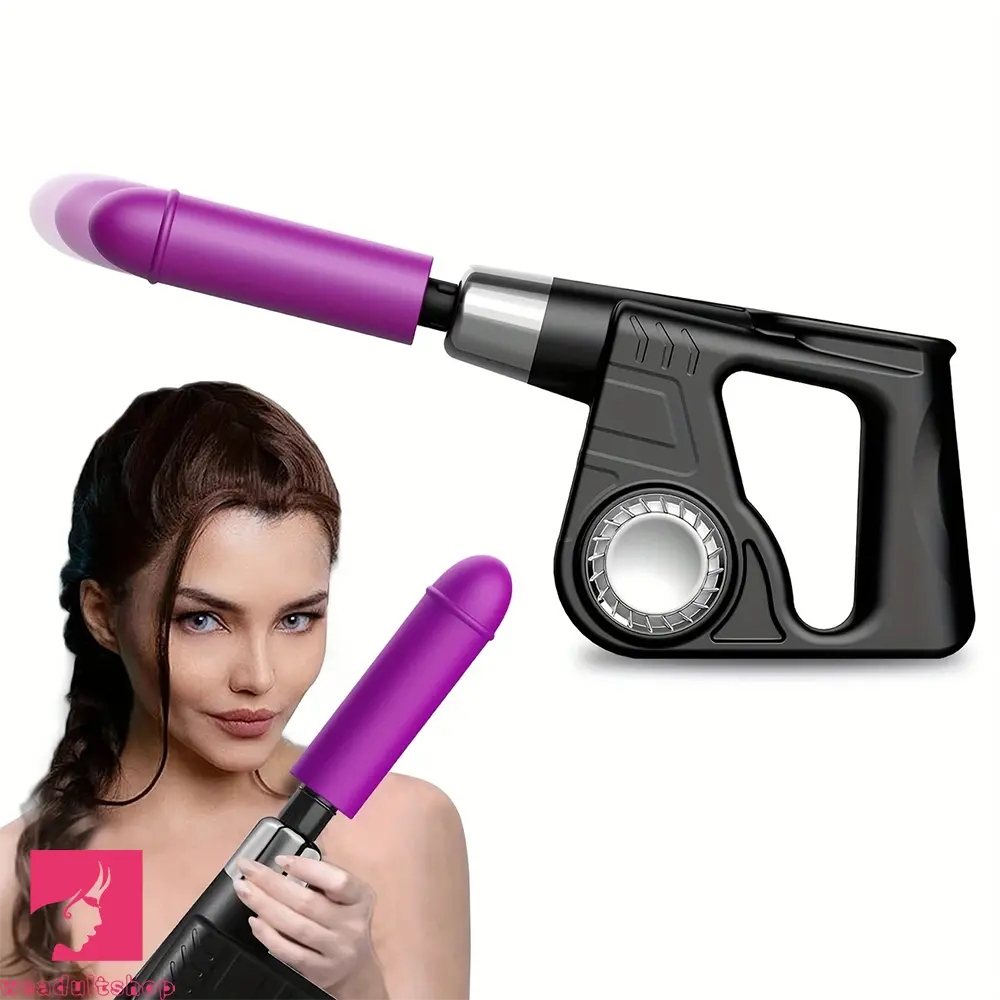 6in Ultimate Thrusting Dildo Machine with Powerful Vibrations Handheld