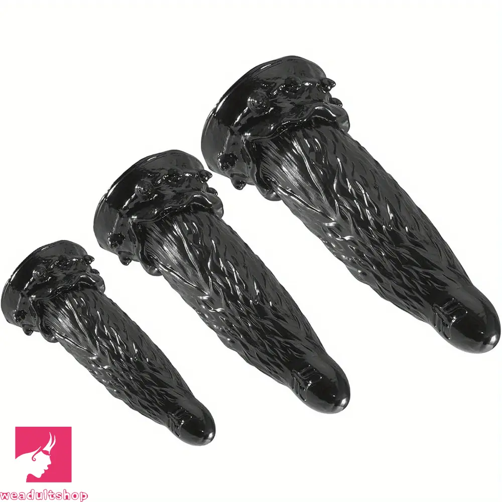 7.08in 9.8in 11.4in Monster Huge Fantasy Butt Plug Dildo For Clit Stretcher