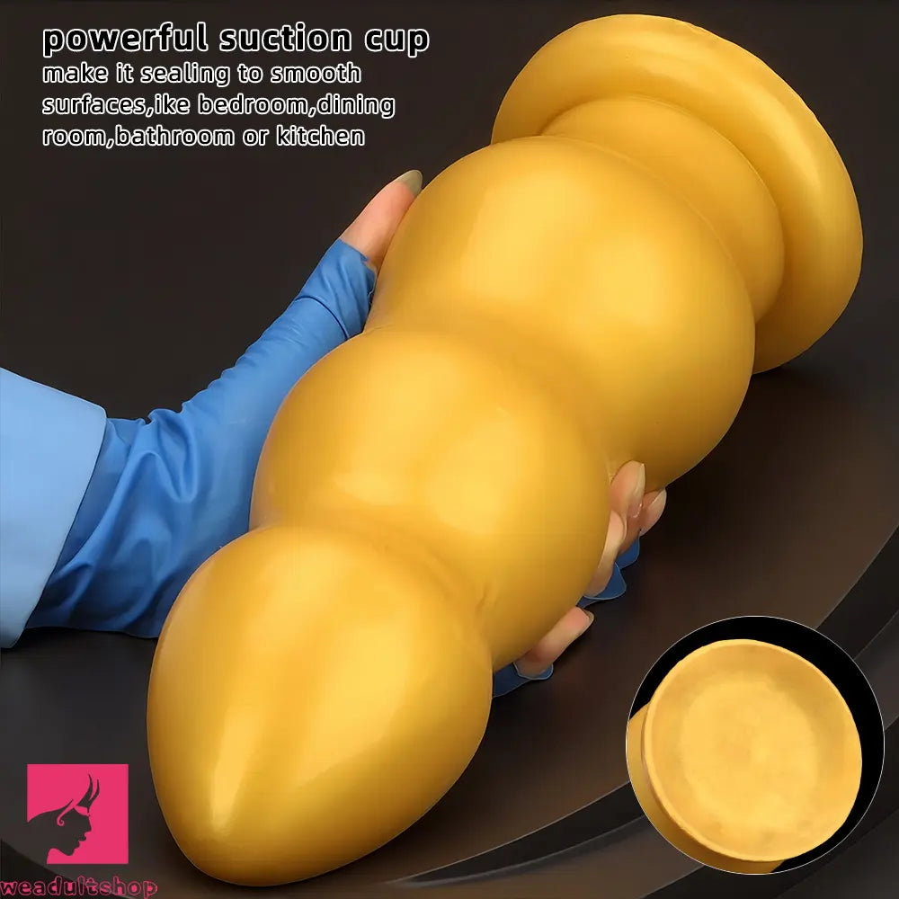 7.48in 8.85in 10.43in 12in Extra Large Gold Silicone Dildo Highquality Cock