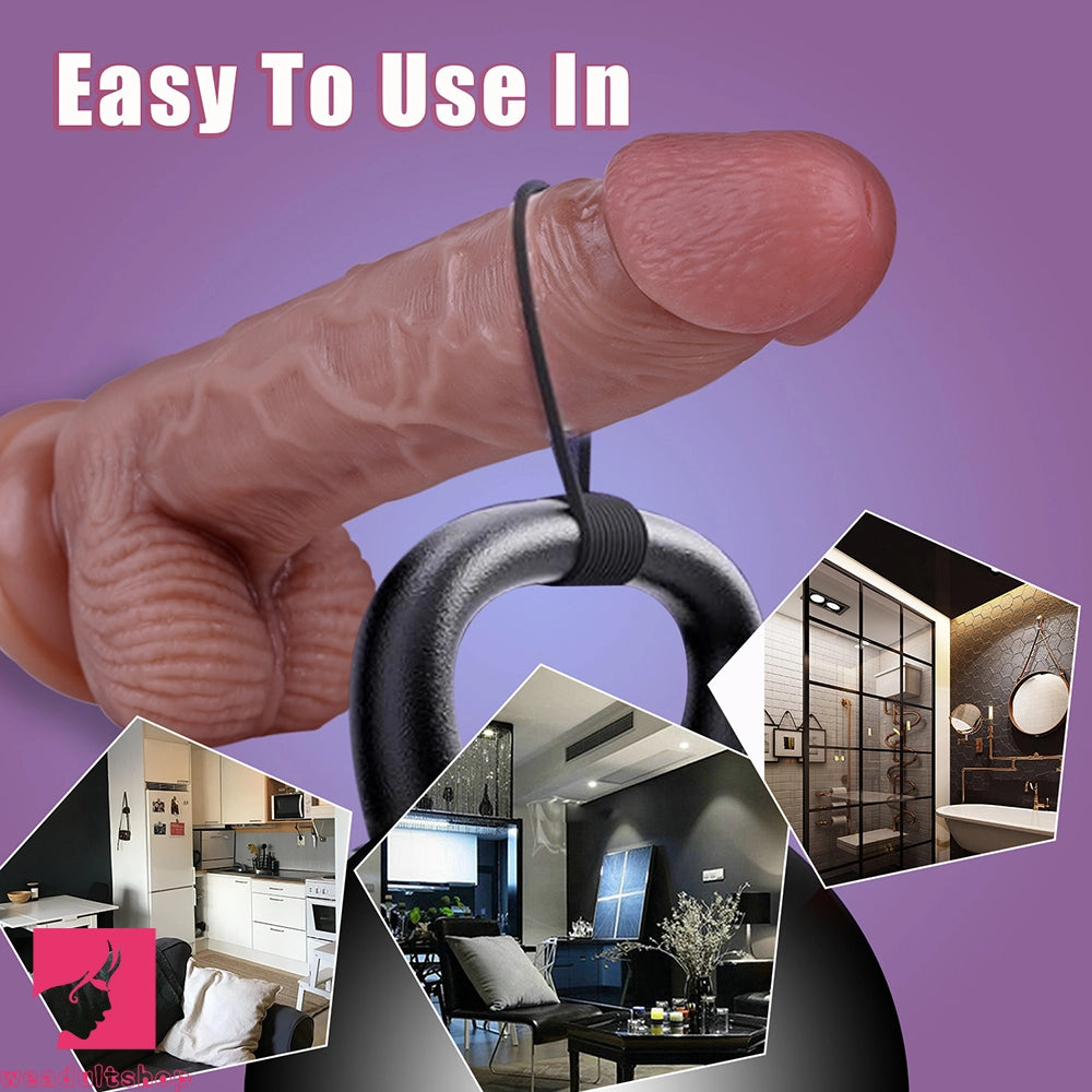7.48in 8.86in Realistic Soft Skin Feeling Veins Dildo Ball Suction Cup Sex Toy