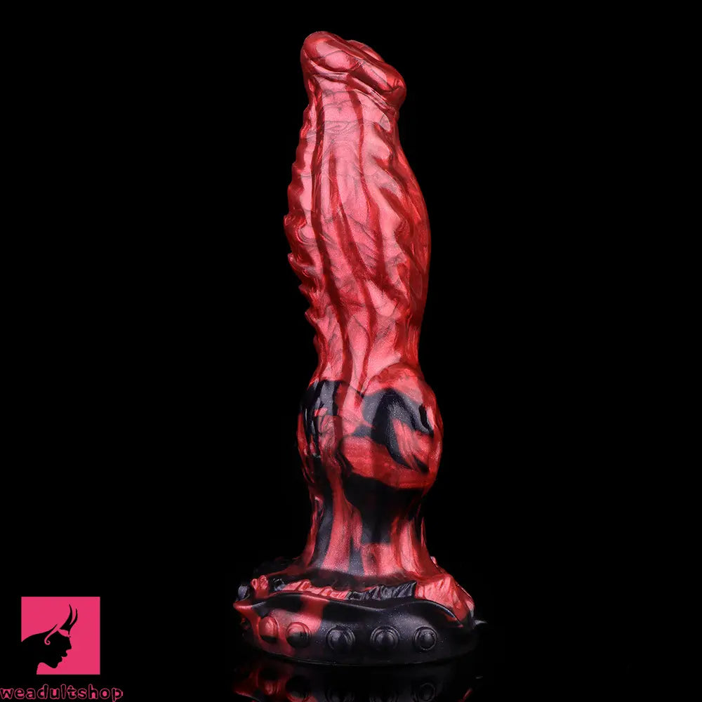 8.46in Knotted Silicone Big Animal Monster Odd Dildo Orgasm Cock