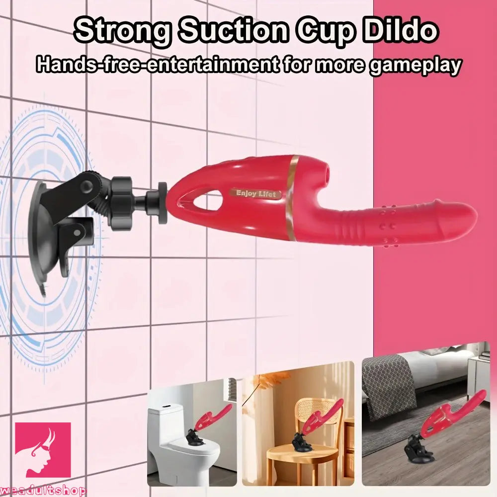 10.2in Sex Machine Thrusting Dildo Vibrator 10 Modes Fuck Toy For G Spot