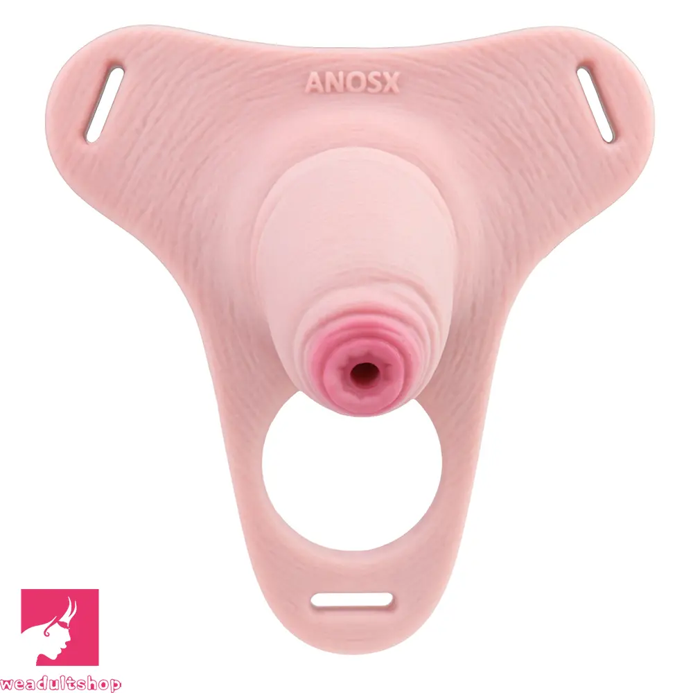 3.54in Strap on Chastity Dildo Wearable Realistic Cock Cage For Men Dilator