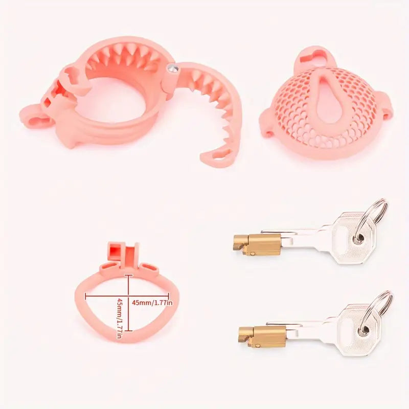 3D Printed Thorny Resin Chastity Cage Breathable Abstinence Chastity Cage