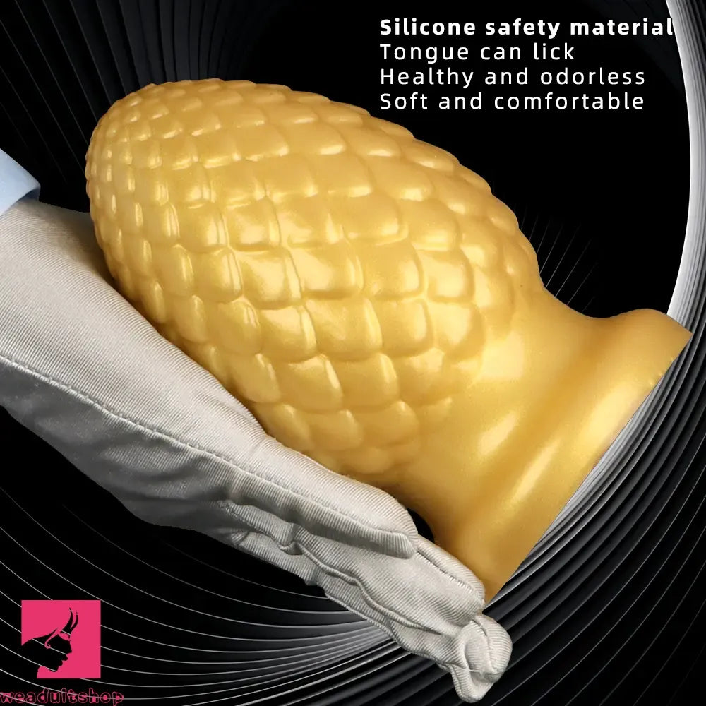 3.93in 5.9in Newbie Anal Cock Masturbator Silicone Soft Butt Plug Dildo