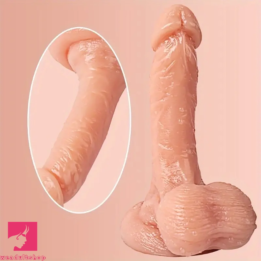 7.87in Lifelike Penis Ideal Real Dildo Sex Toy For Solo Love Sex Toy