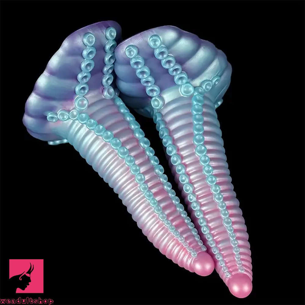 8.26in Silicone Thick Tentacle Dildo Monster Big Dilation Soft Anal Plug