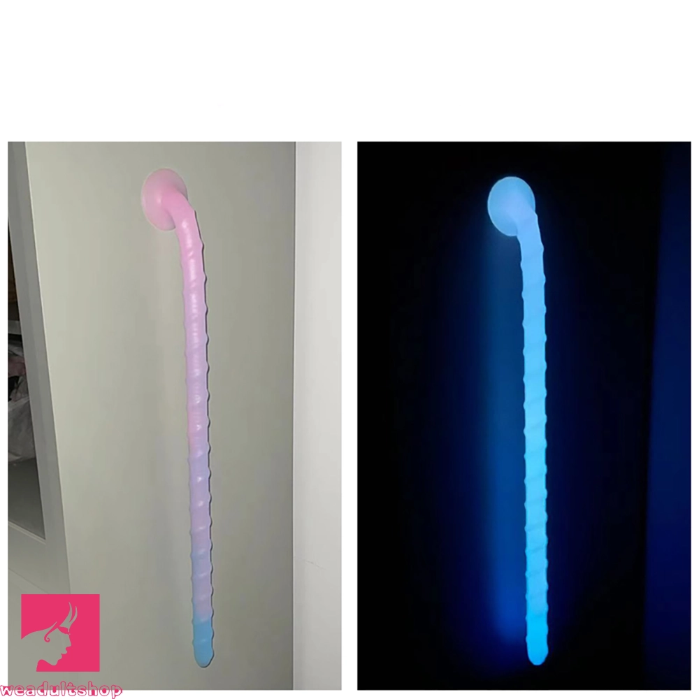 16.14in 19.69in 24.21in Luminous Monster Soft Prostate Glowing Dildo