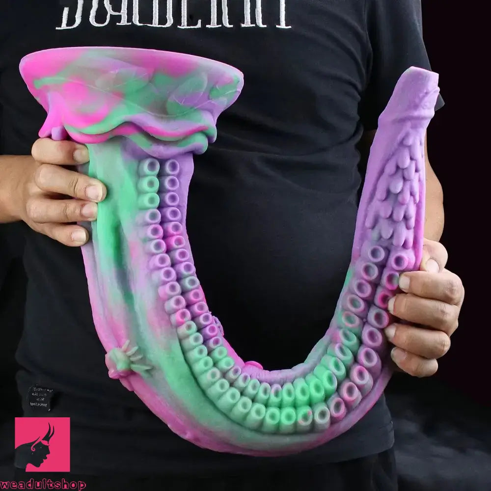 18.35in 18.97in 23.62in Silicone Long Huge Tentacle Soft Female Thick Dildo