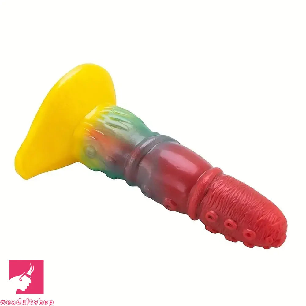 7.87in Colorful Silicone Simulation Special Fantasy Masturbator Tentacle Dildo