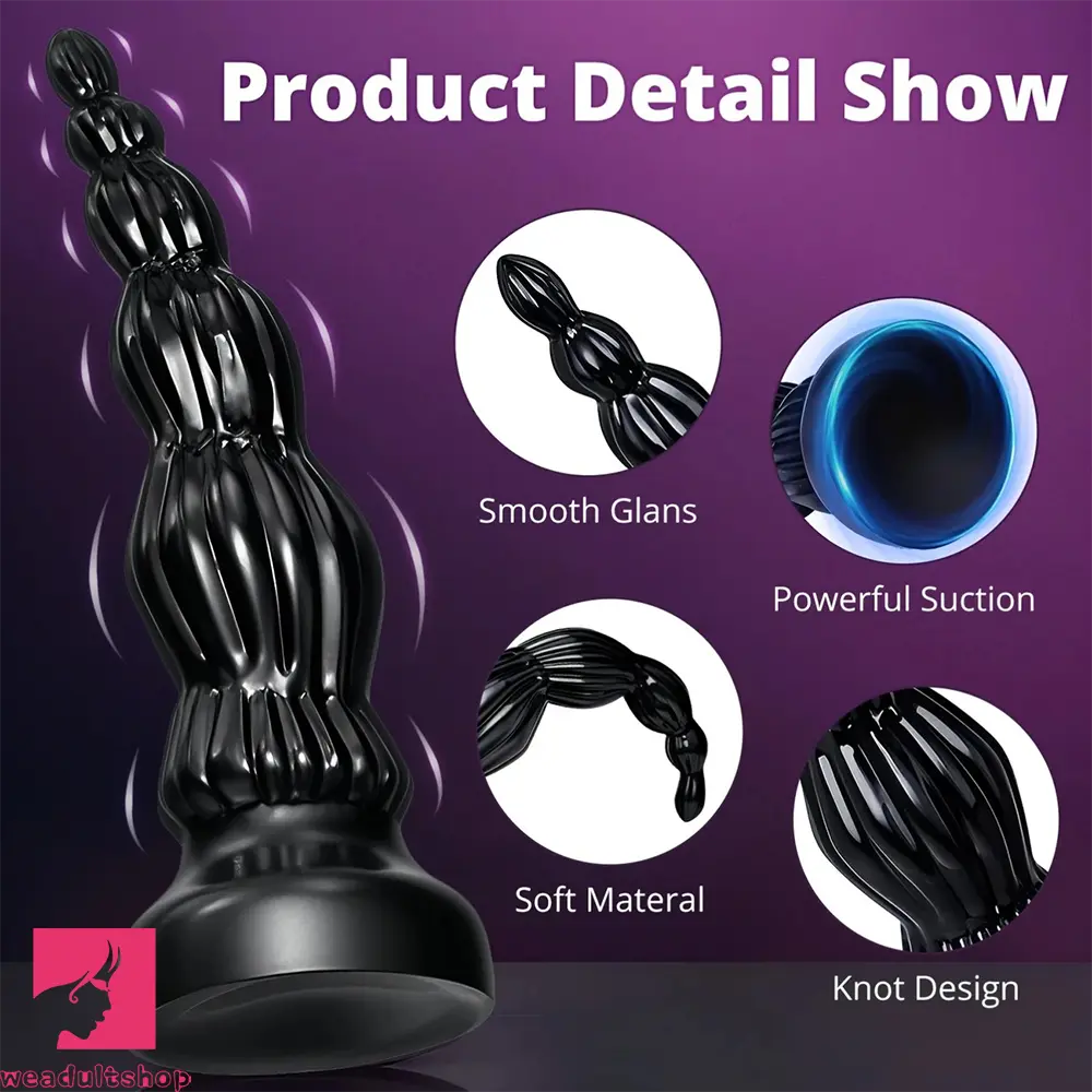 12in 15.3in Extra Long Knot Anal Dildo Thick Butt Plug Toy For Women