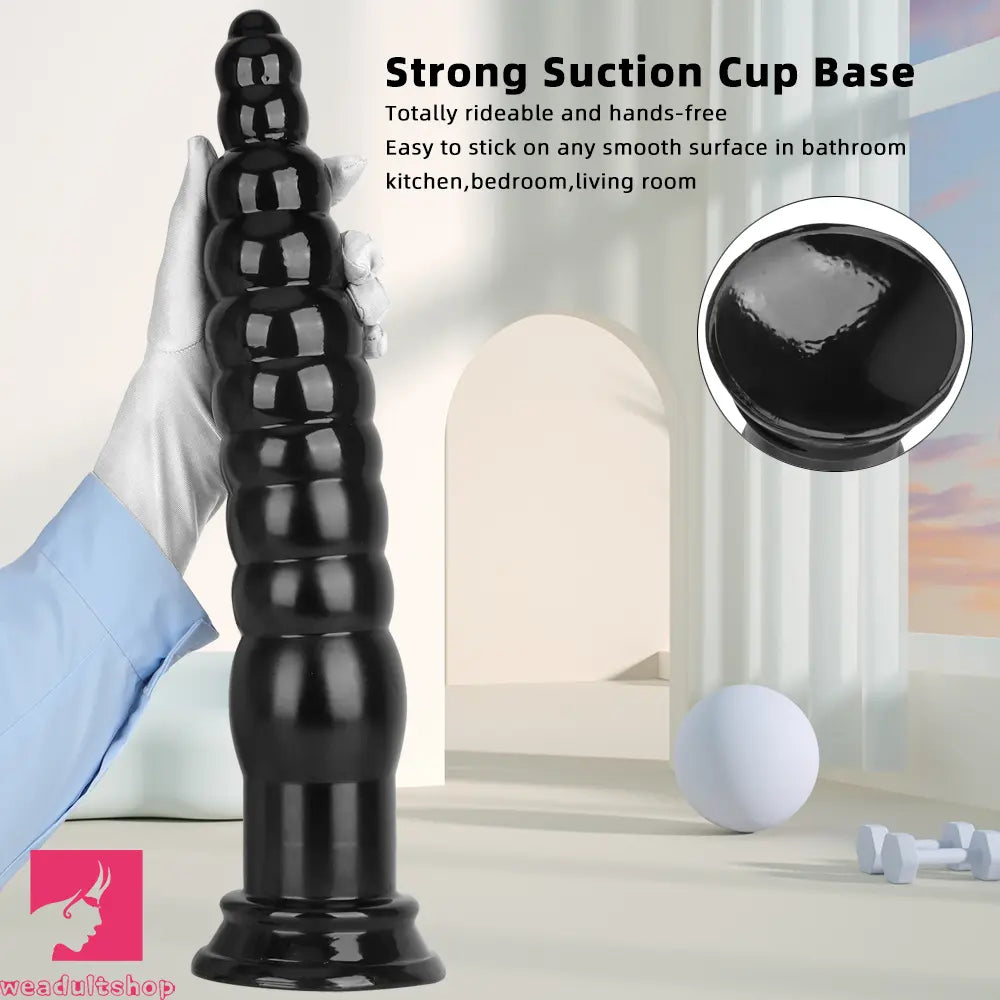12.6in 17.32in PVC Super Long Large Thick Anal Plug Dildo Torture Cock