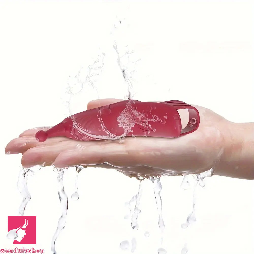 5.11in Finger Dildo Vibrator 10 Stimulation Patterns For Clit & G-Spot Cock