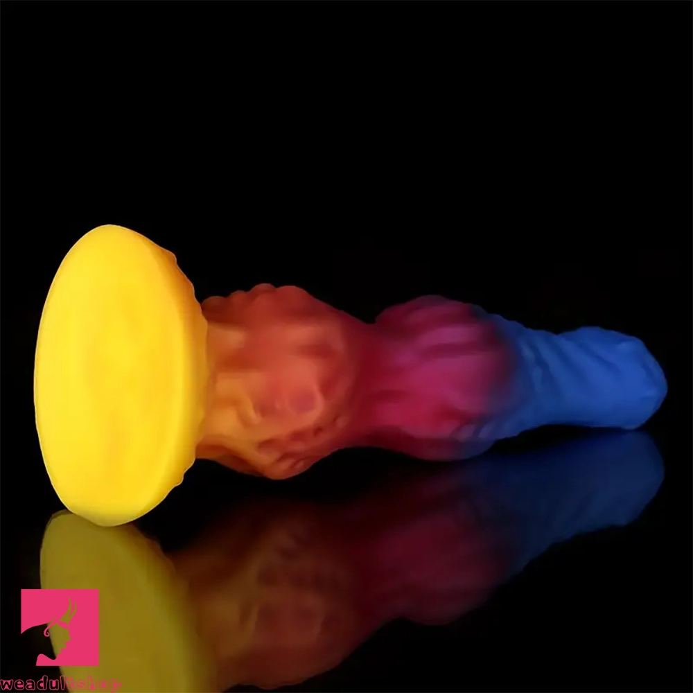 8.34in 9.6in 10.78in 12.12in Silicone Double Dilation Alien Dog Big Dildo
