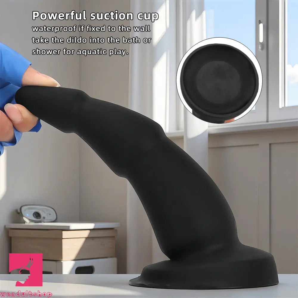 6.49in 8.07in 9.05in Liquid Silicone Soft Anal Dilator Trainer Cock Dildo