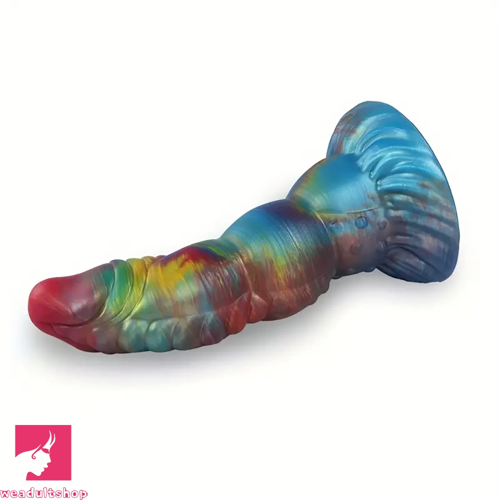 7.87in Forest Light Fantasy Monster Prostate Dildo With Glow in The Dark