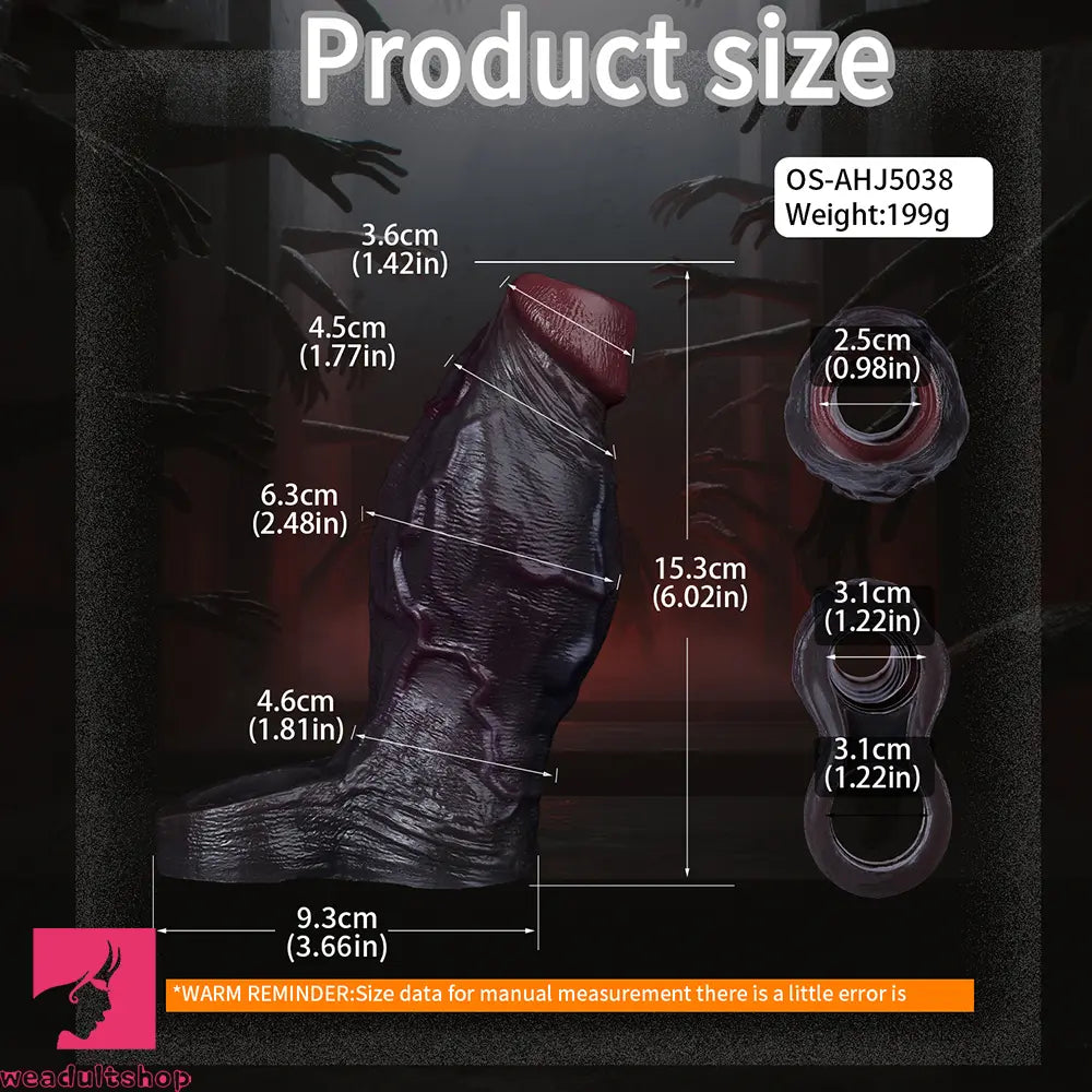 6.02in Platinum Silicone Soft Dildo Sleeve For Couples Male Adult Sex Toy