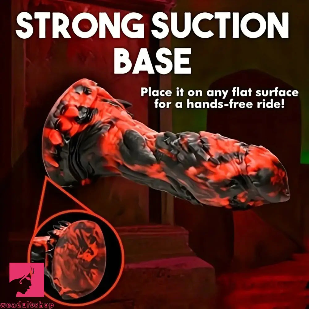 9.2in Liquid Silicone Blend Abnormal Creature Odd Soft Monster Big Dildo