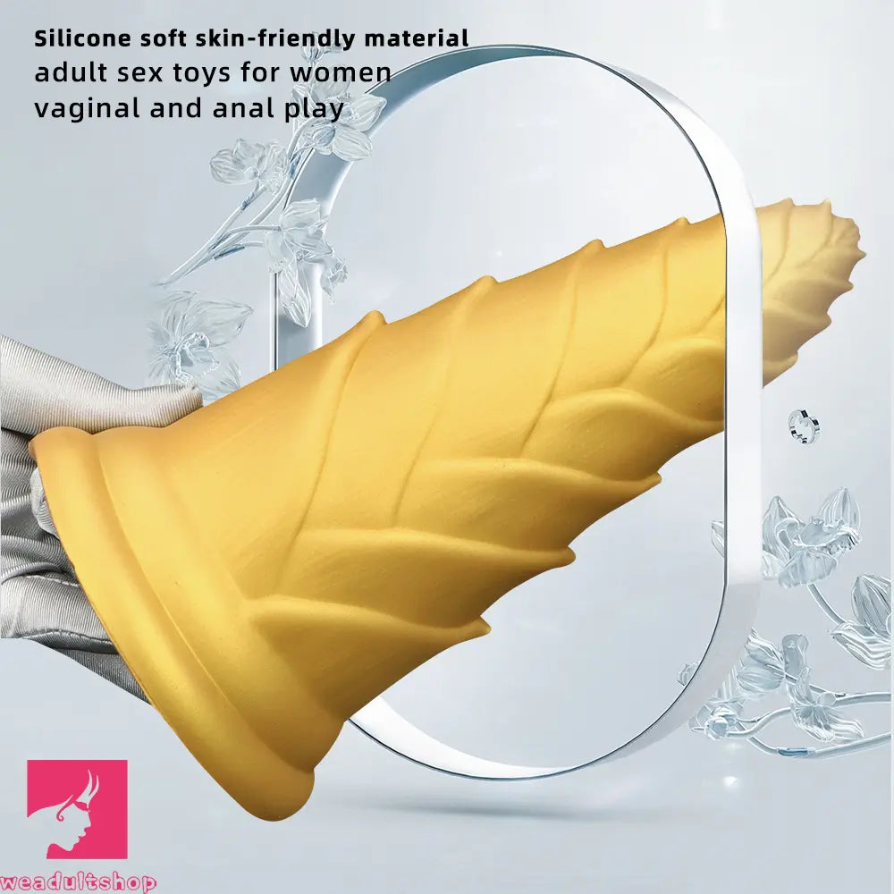 5.7in 7.08in 8.46in Bamboo Shoots Penis Anal Plug For Fisting Dildo Cock Toy