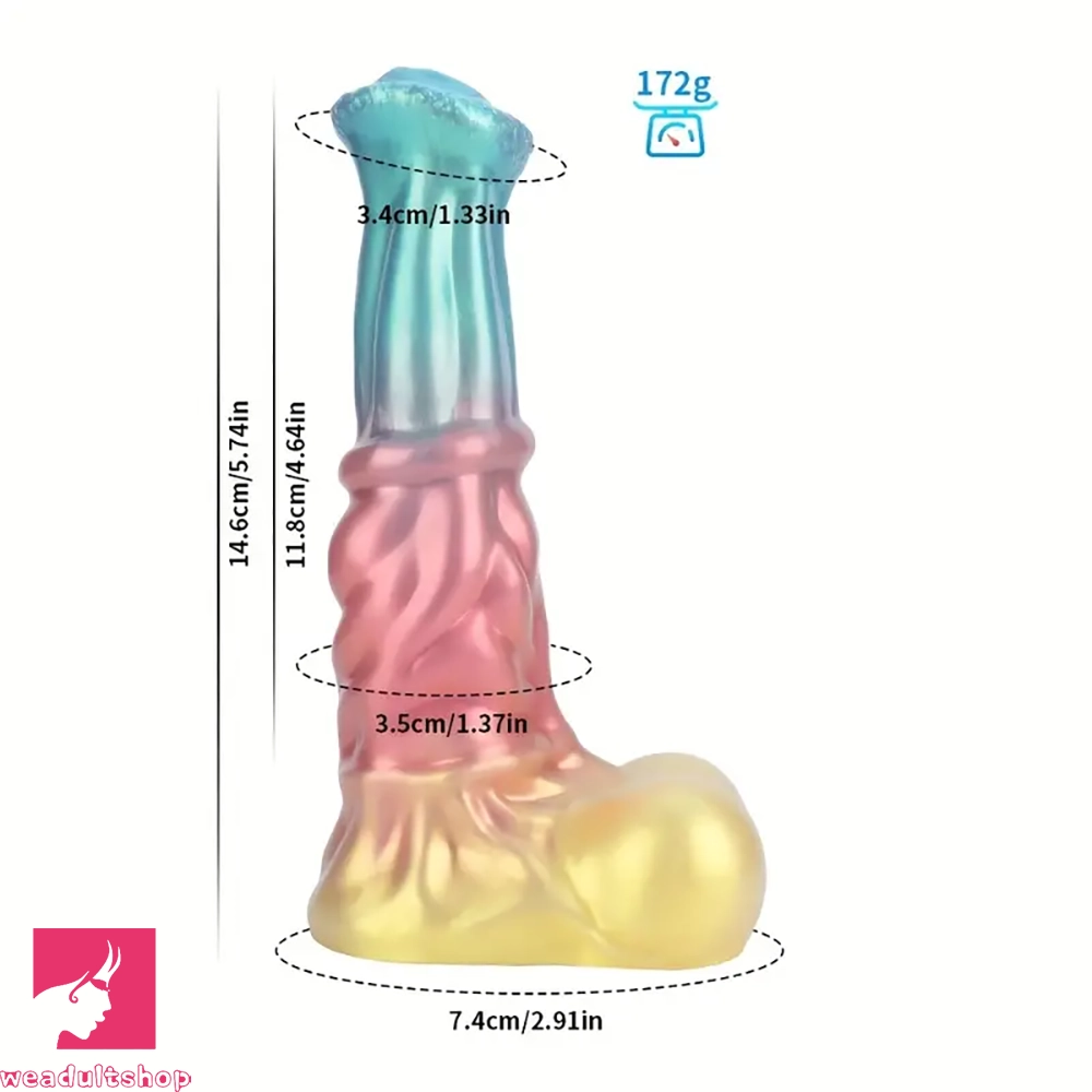 5.74in 9.96in 14.25in Large Monster Thick Horse Cock Fantasy Cock Dildo