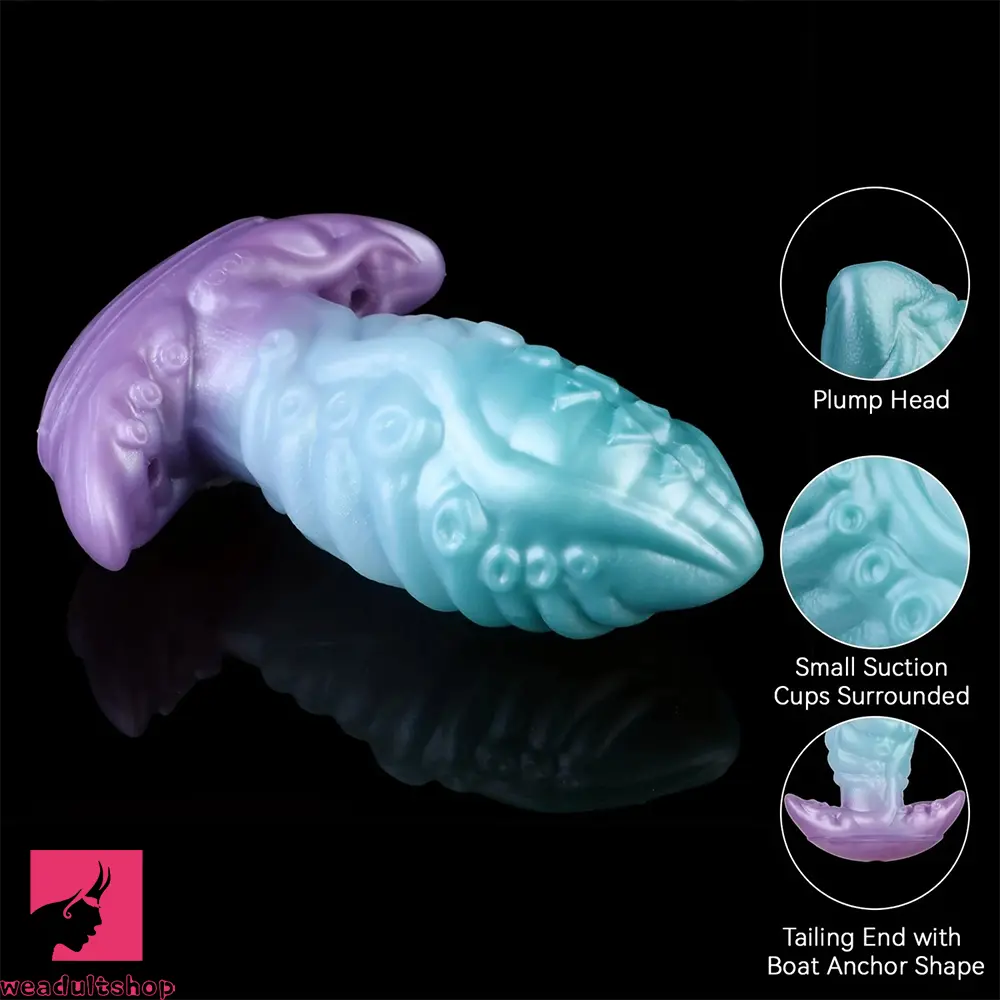 5.55in 7.28in 9.05in Animal Octopus Tentacle Cock Wearable Strap on Dildo