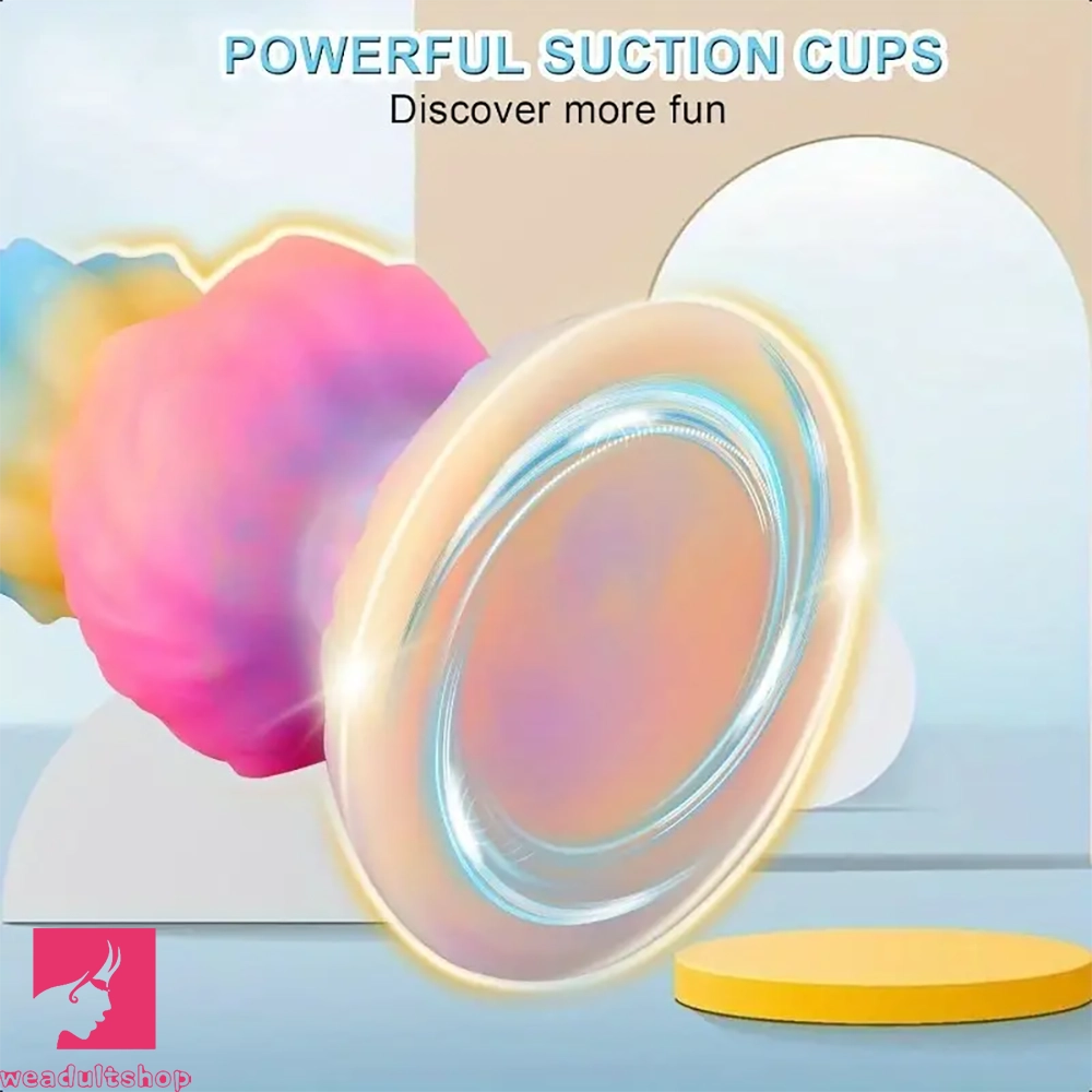 4.8in 5.1in Thick Butt Plug Realistic Silicone Knot Dildo Anal Clit Adult Toy