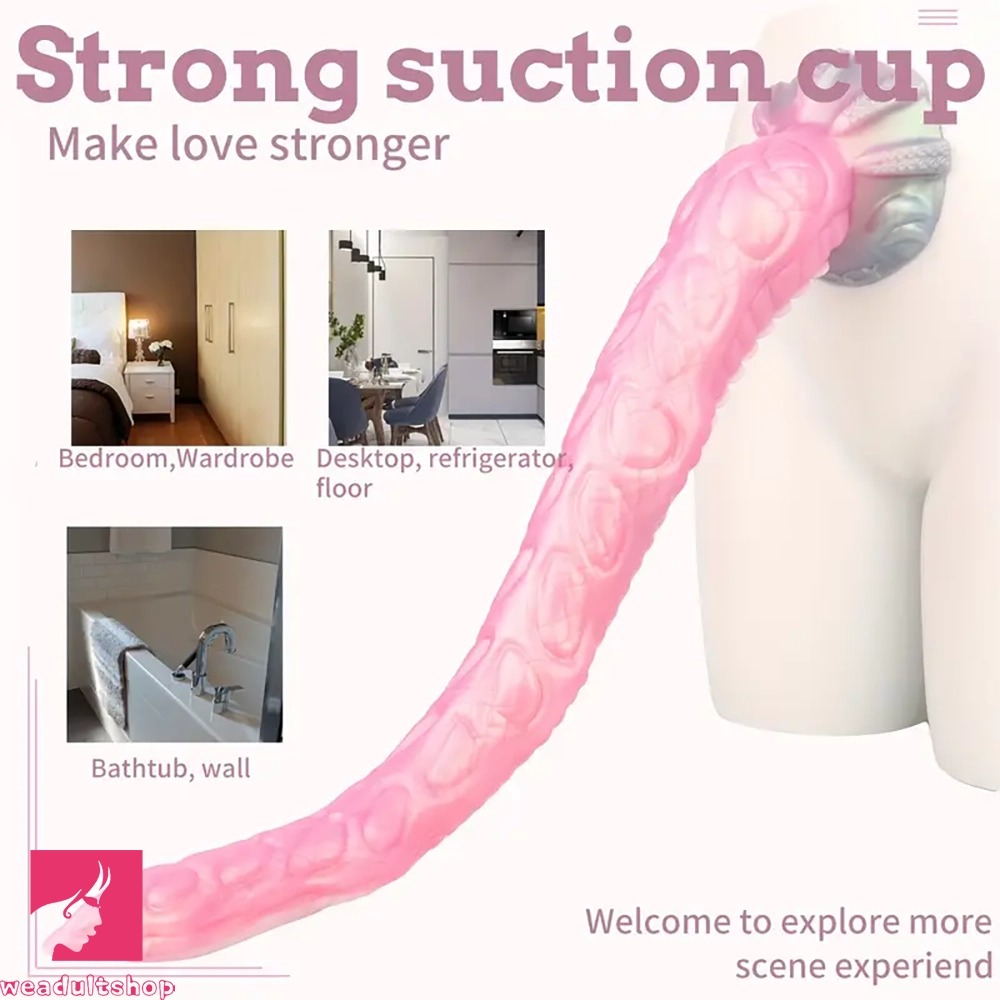 11in - 25.19in Extra Long Big Octopus Tentacle Soft Cock Animal Dildo