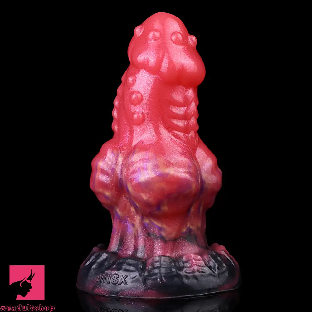 5.71in Fantasty Knot Spiked Silicone Dildo Soft Masturbator Simulate Sex