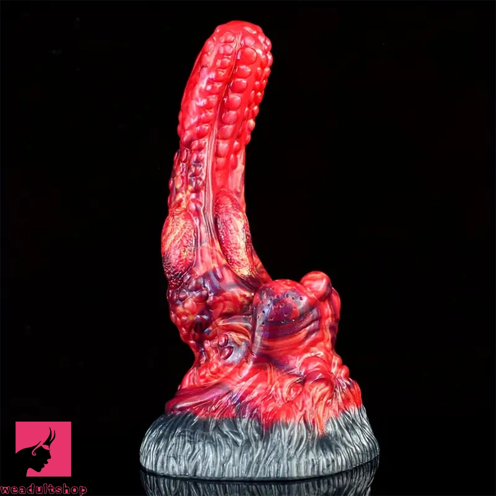 8.1in Soft Silicone Monster Dildo For Men Women Couple Skin Feel Butt Plug