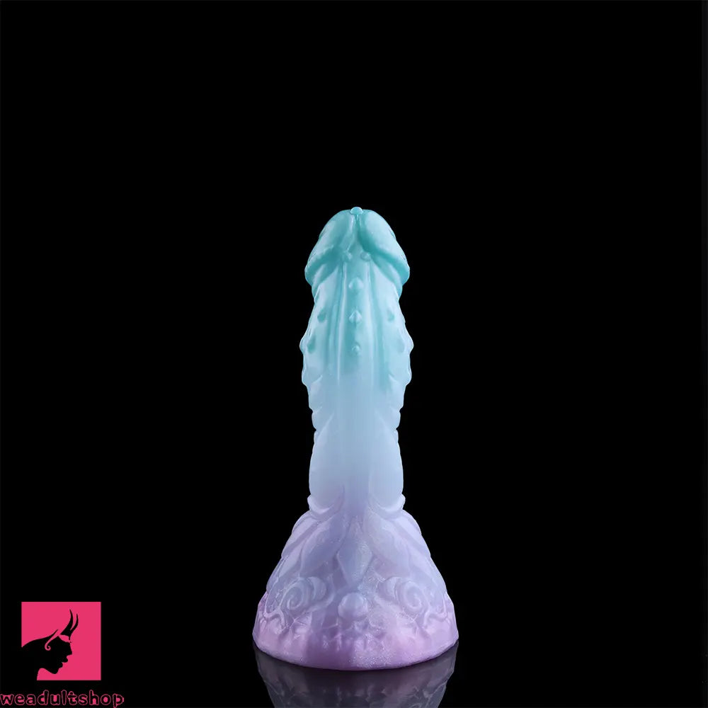 4.68in 5.9in 7.16in 8.26in Spiked Monster Silicone Odd Dildo With Key Chain