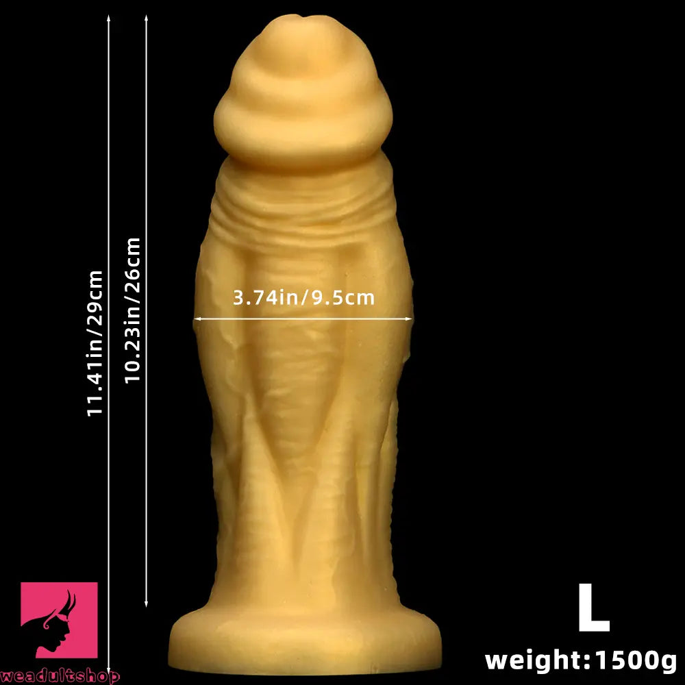 8.66in 10.23in 11.41in Extra Large Silicone Soft Anal Expansion Cock Dildo