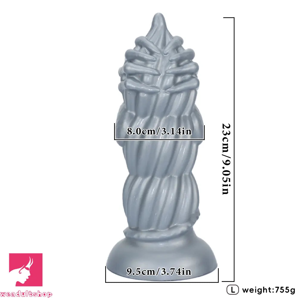 4.52in 6.88in 9.05in Fantasy Monster Butt Plug Dildo Vaginal Masturbator