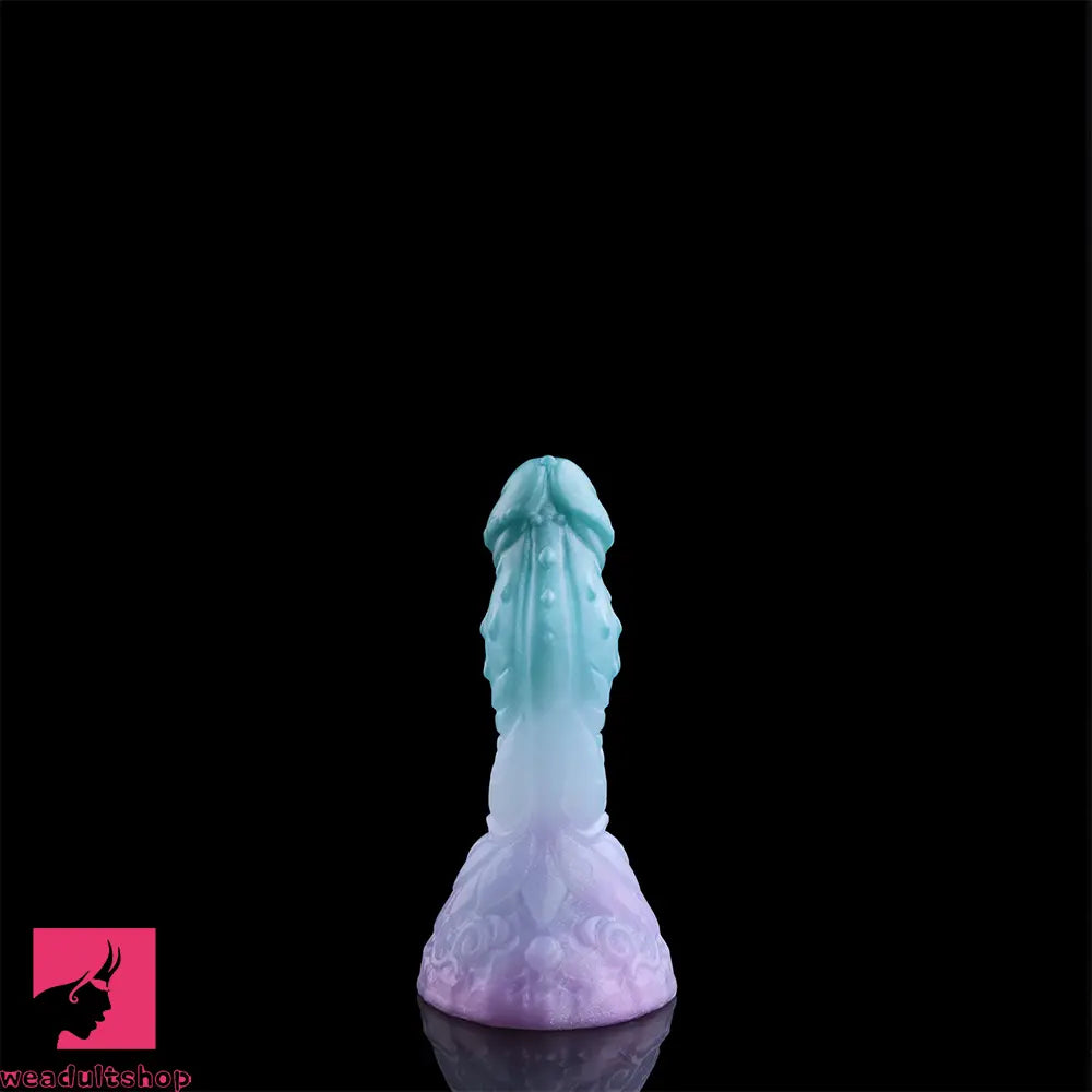 4.68in 5.9in 7.16in 8.26in Spiked Monster Silicone Odd Dildo With Key Chain