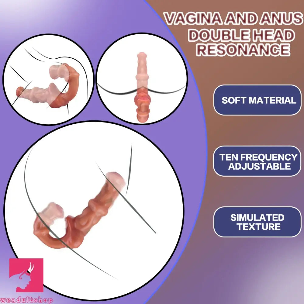 9.64in Strapless Strap on Silicone Soft Dildo For Anal Vaginal Fucking Sex