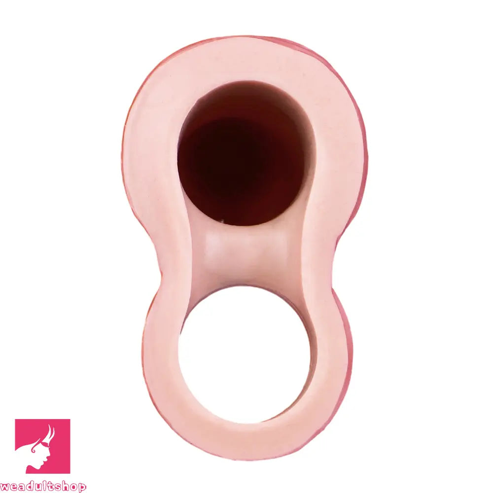 4.96in 6.42in Realistic Penis Cock Dildo Sleeve Extender For Women Clit