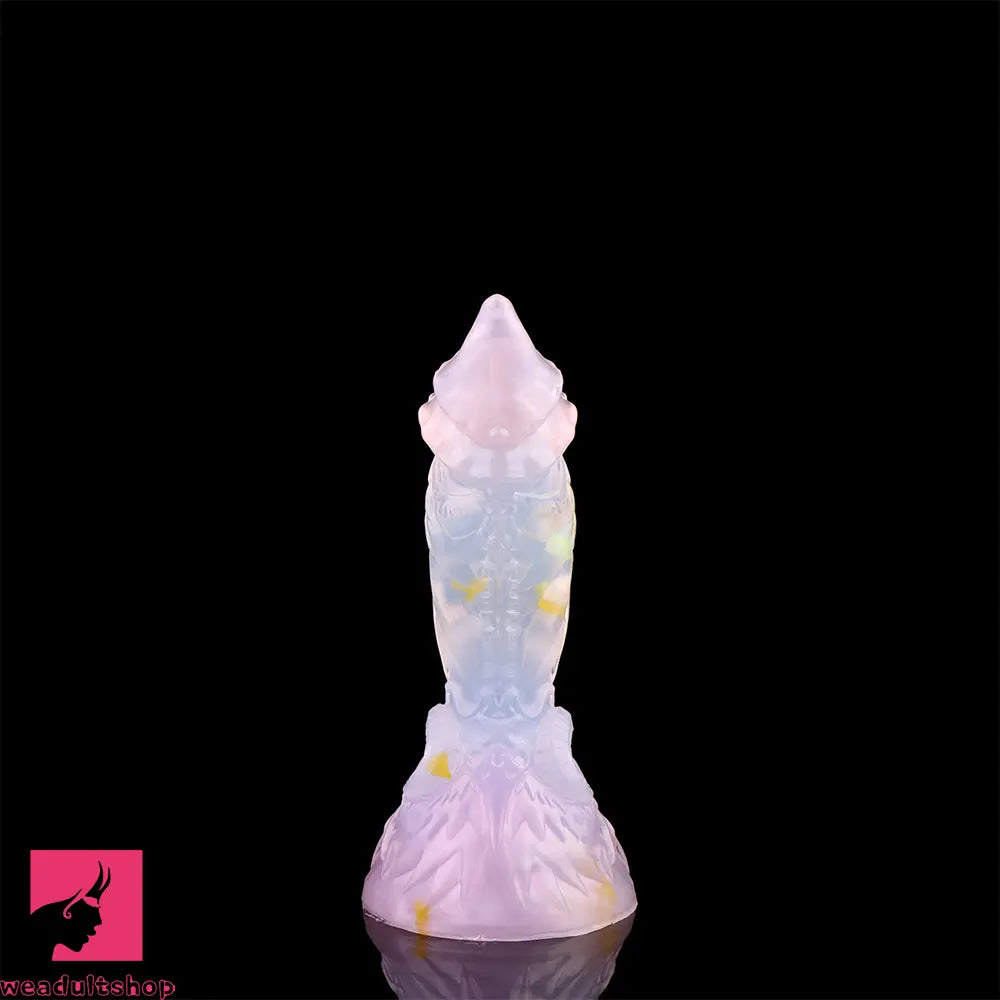 4.72in 5.9in 7.08in 8.66in Silicone Fantasy Soft Women Dildo With Key Chain