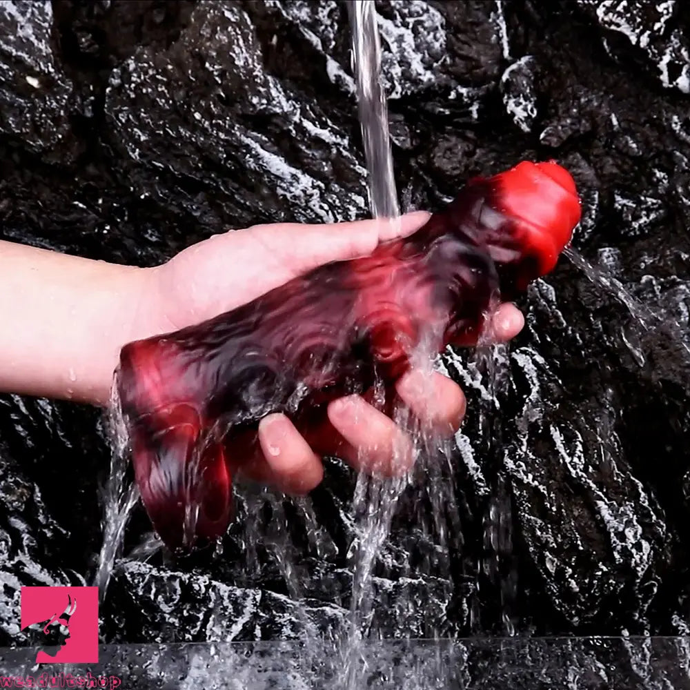 5.98in 7.09in Silicone Tentacle Sleeve Knot Vibrating Hollow Female Dildo