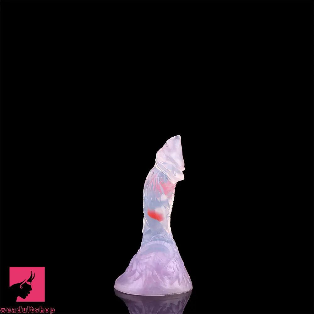 4.72in 5.9in 7.08in 8.66in Silicone Fantasy Soft Women Dildo With Key Chain