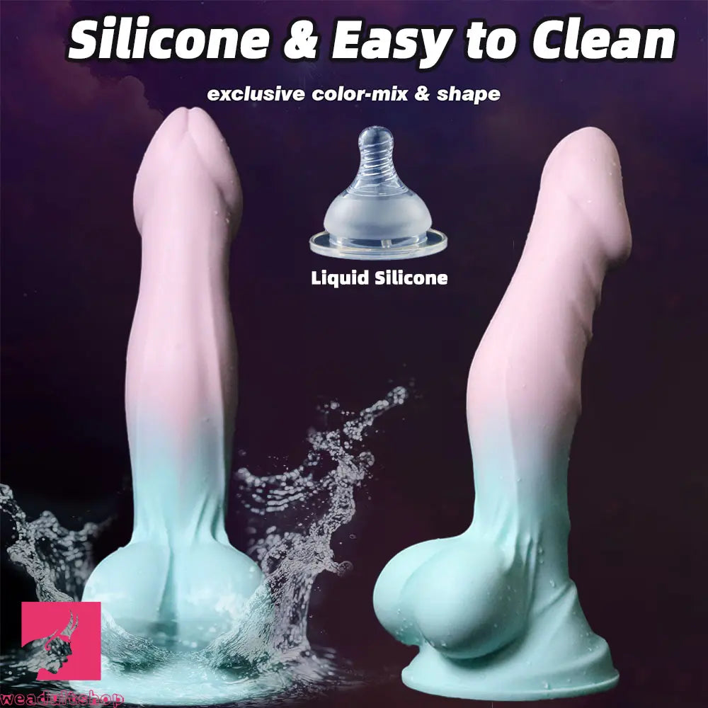7in 8in 13in Fantasy Liquid Silicone Big Dildo Flexible Stimulator Holiday Gift