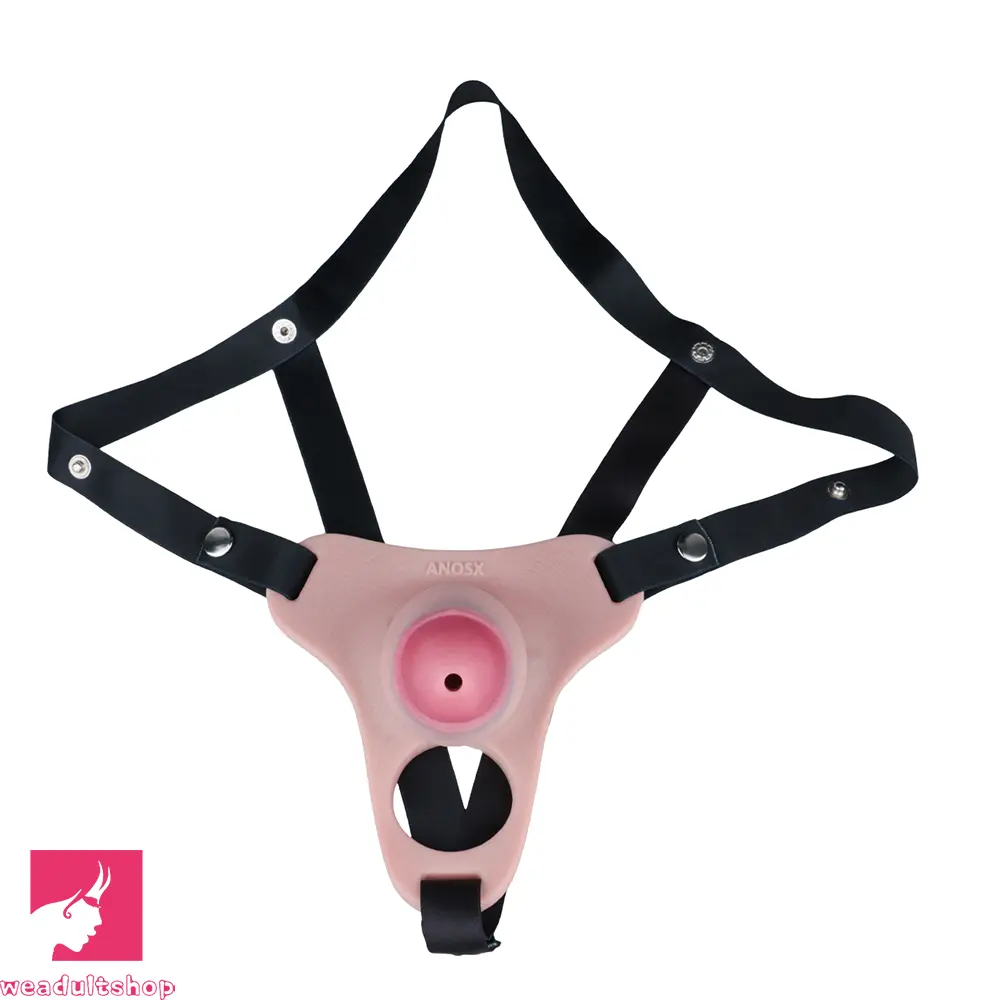 4.33in Strap on Chastity Dildo Wearable Realistic Cock Cage For Couples