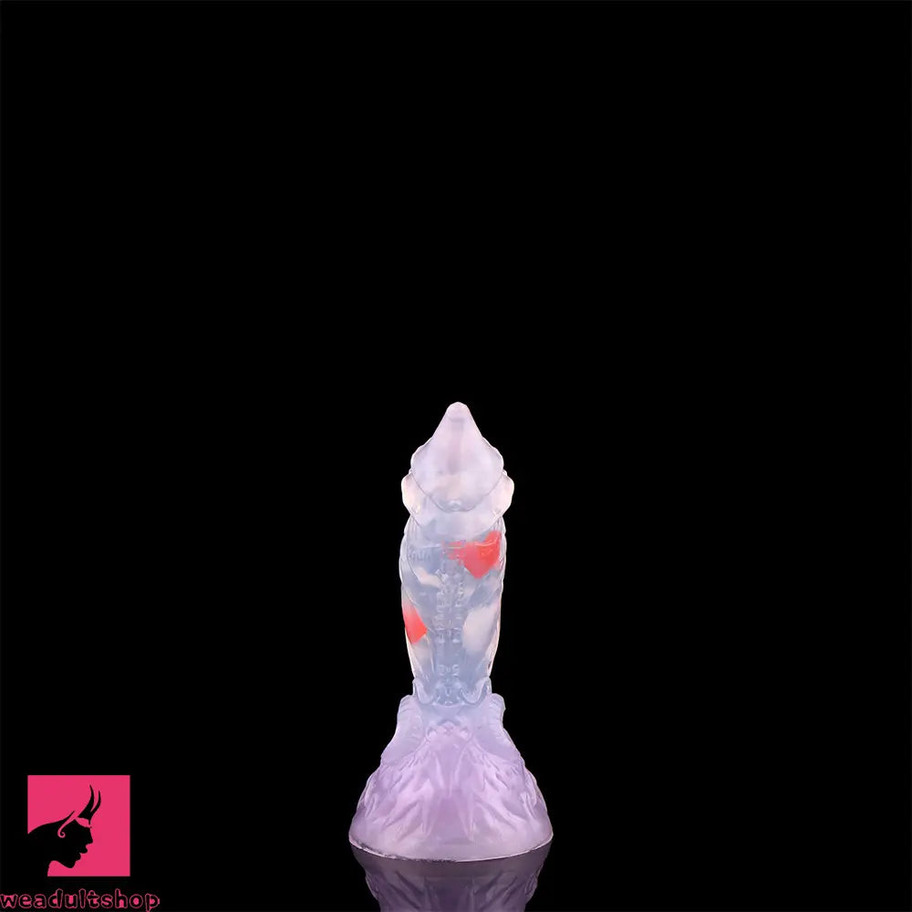 4.72in 5.9in 7.08in 8.66in Silicone Fantasy Soft Women Dildo With Key Chain