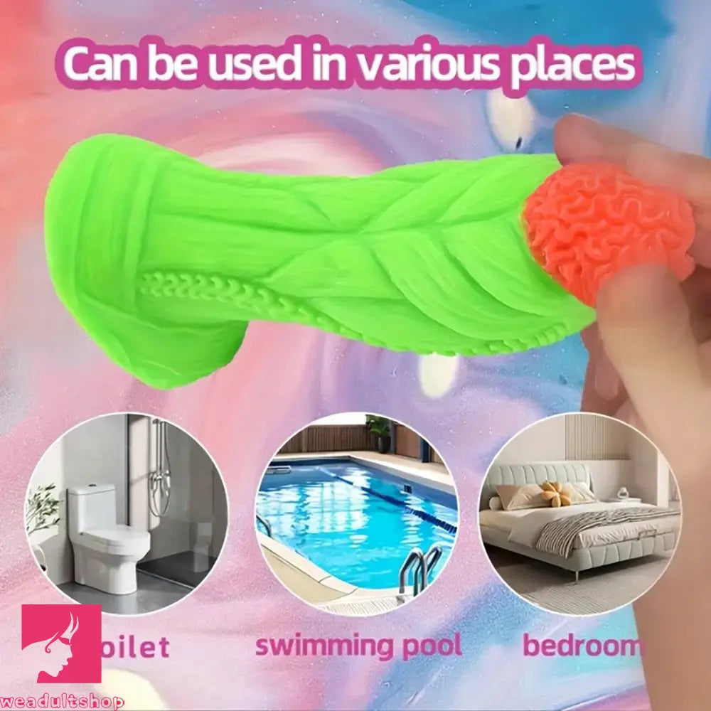 2.56in Small Bird Silicone Fantasy Safe Soft Dual Color Device Orgasm Dildo