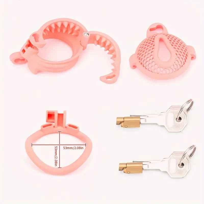 3D Printed Thorny Resin Chastity Cage Breathable Abstinence Chastity Cage