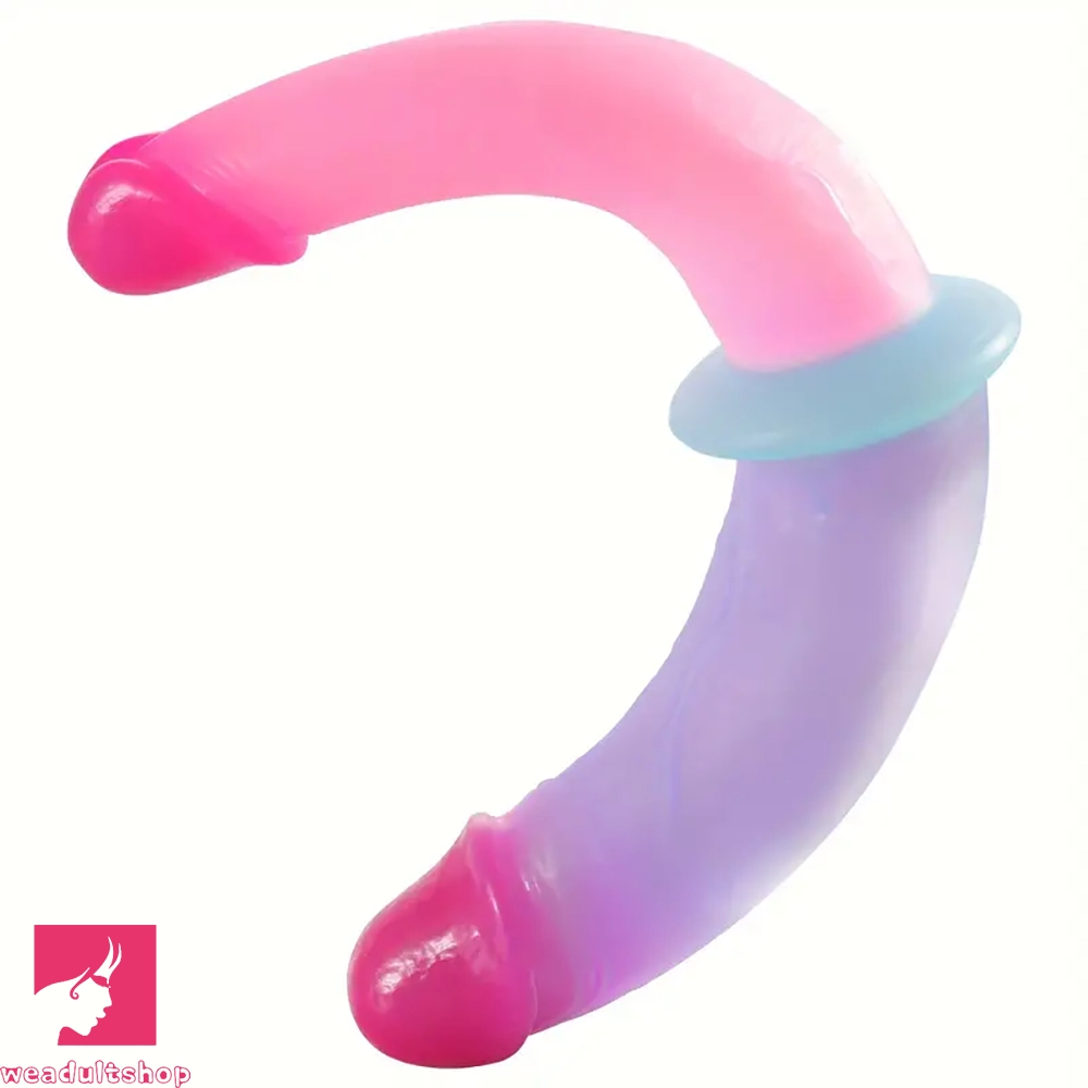 11.81in Double Ended Dildo Silicone Realistic G Spot Double Dong Sex Toy