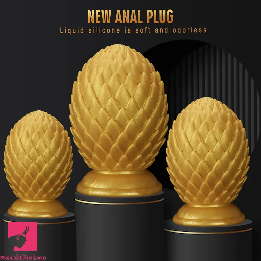 4.01in 4.52in 5.11in Large Petals Anal Plug Dildo Women Masturbation Adult Toy